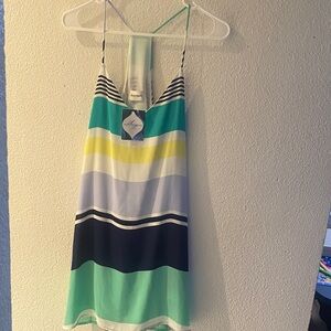 Style Rack Colorblock Striped Slip Dress – Size Large – NWT